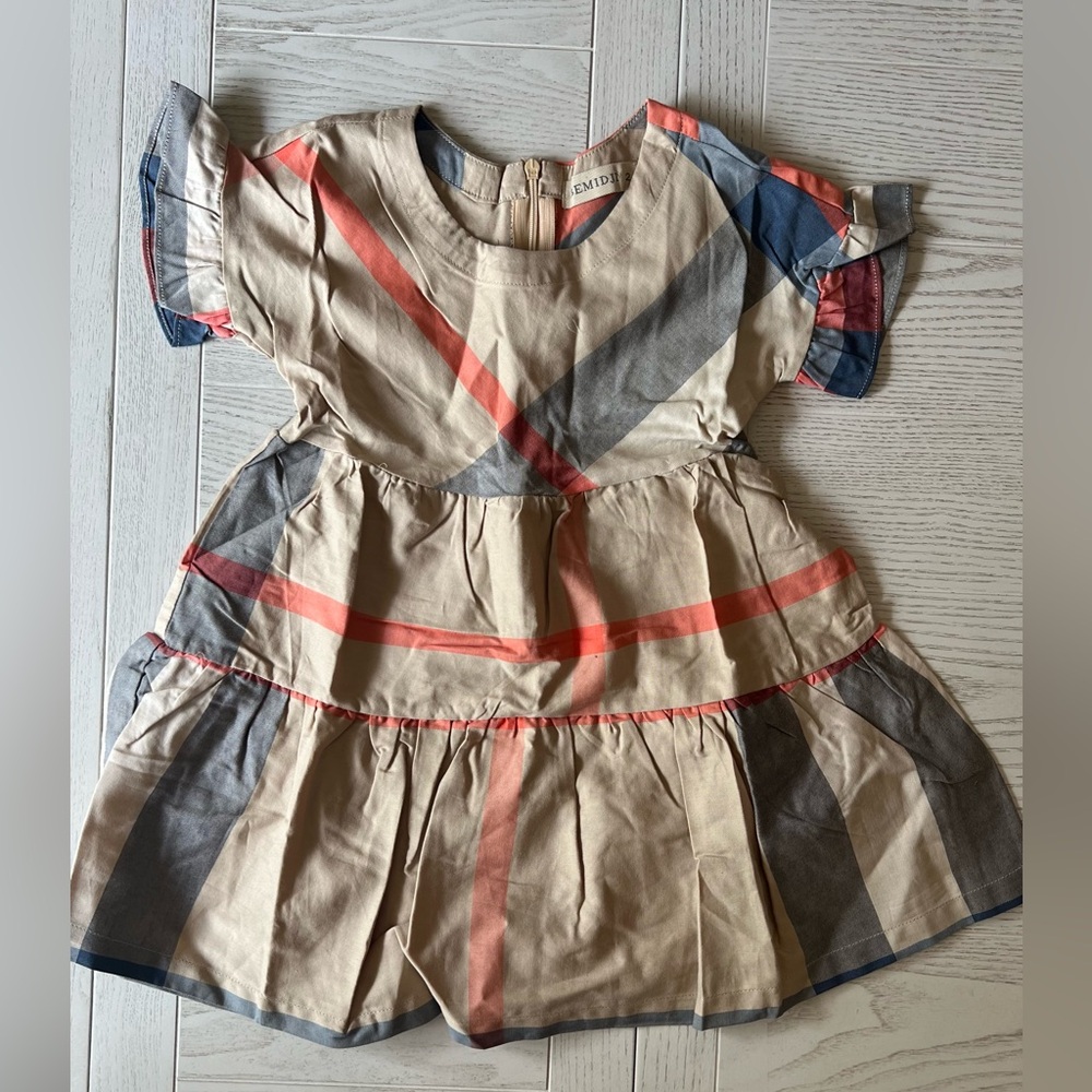 Bemidji Girls Plaid Dress Size 2T